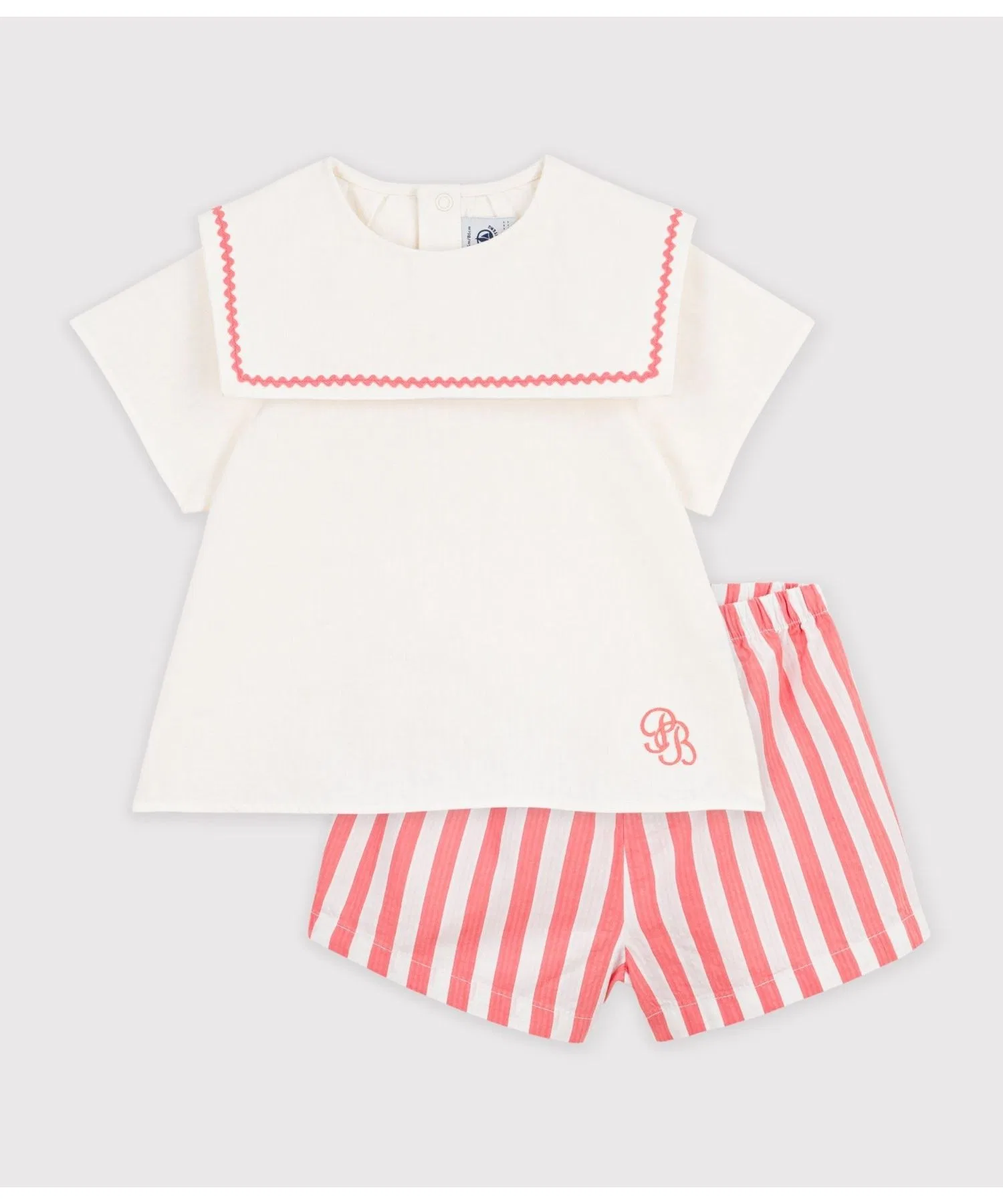 Детский комплект PETIT BATEAU с воротником-матроска