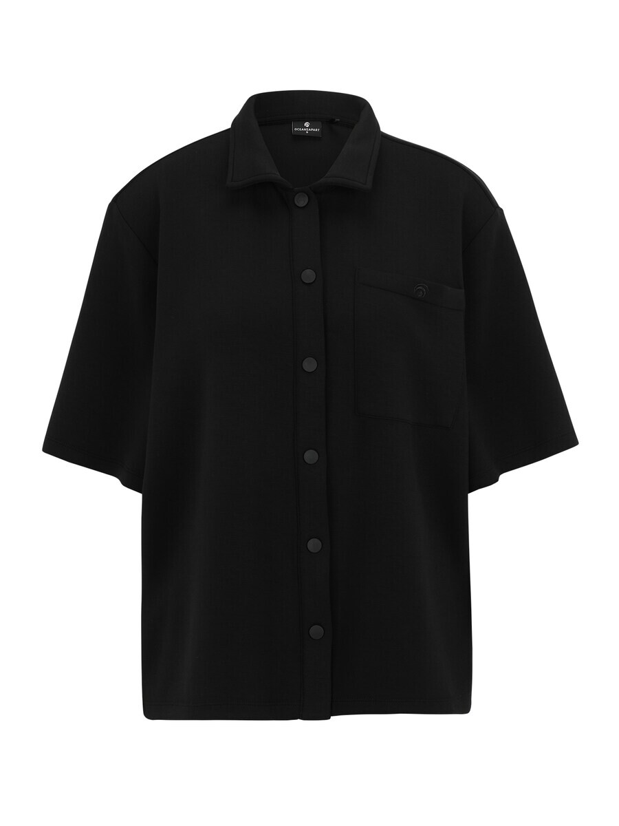 

Блузка с коротким рукавом OCEANSAPART Blouse Cruz, черный