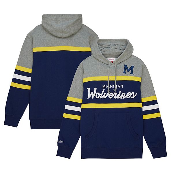 

Толстовка с капюшоном Mitchell & Ness Michigan Wolverines Head Coach Unbranded