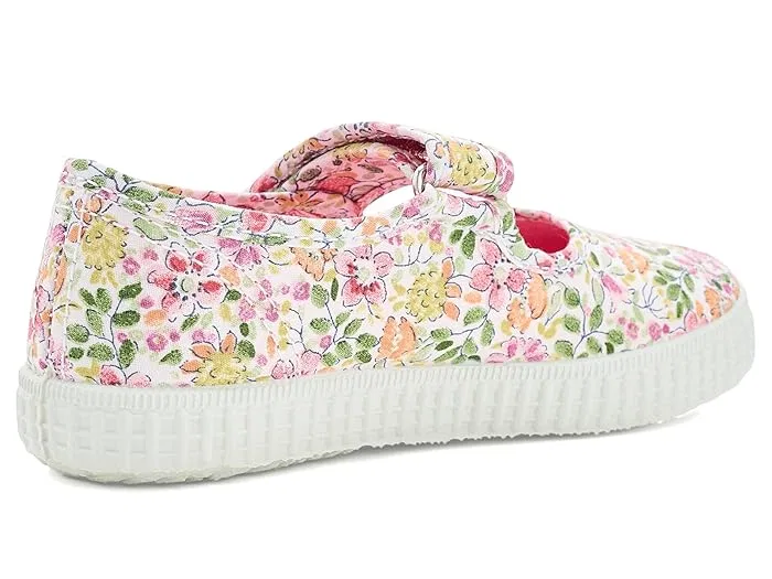 Кеды с цветочным принтом 56087 Cienta Kids Shoes, Pink Floral — фото 4