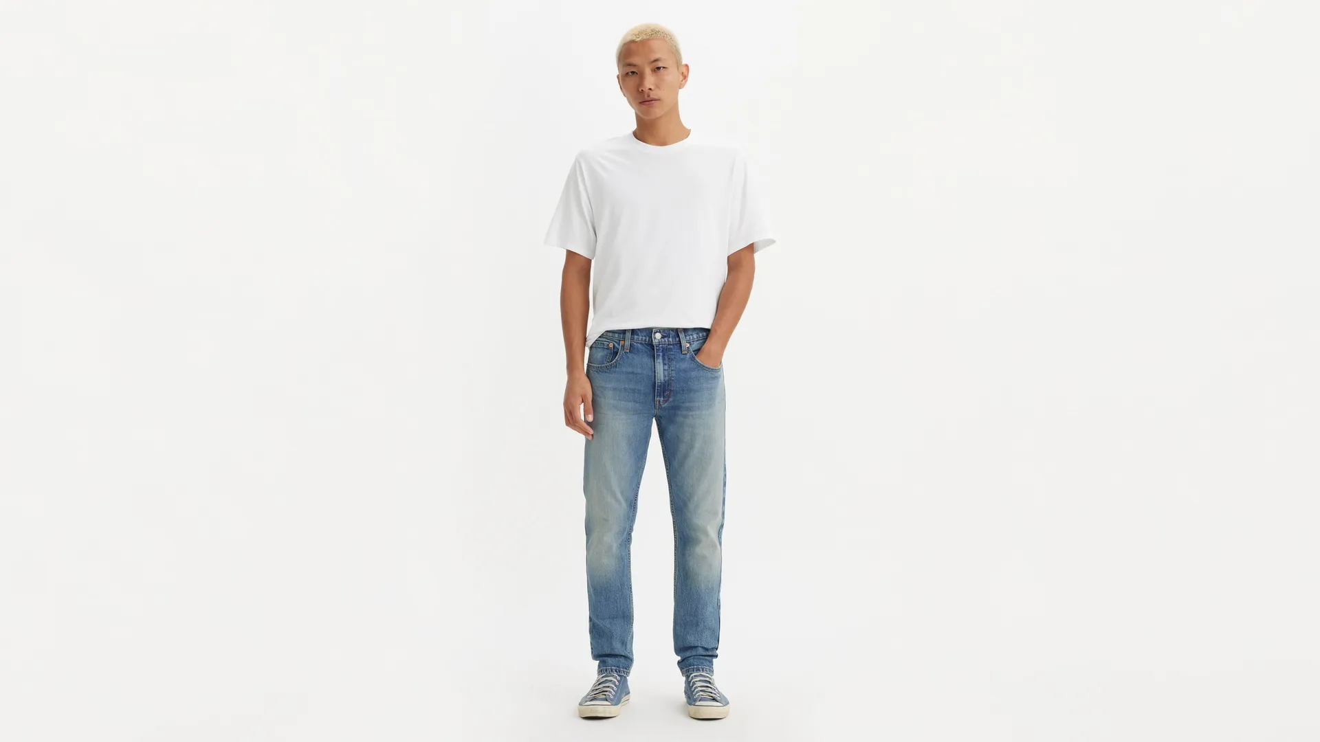 

Узкие мужские джинсы 512 зауженного кроя Levi's, цвет Amped Up - Medium Wash - Stretch
