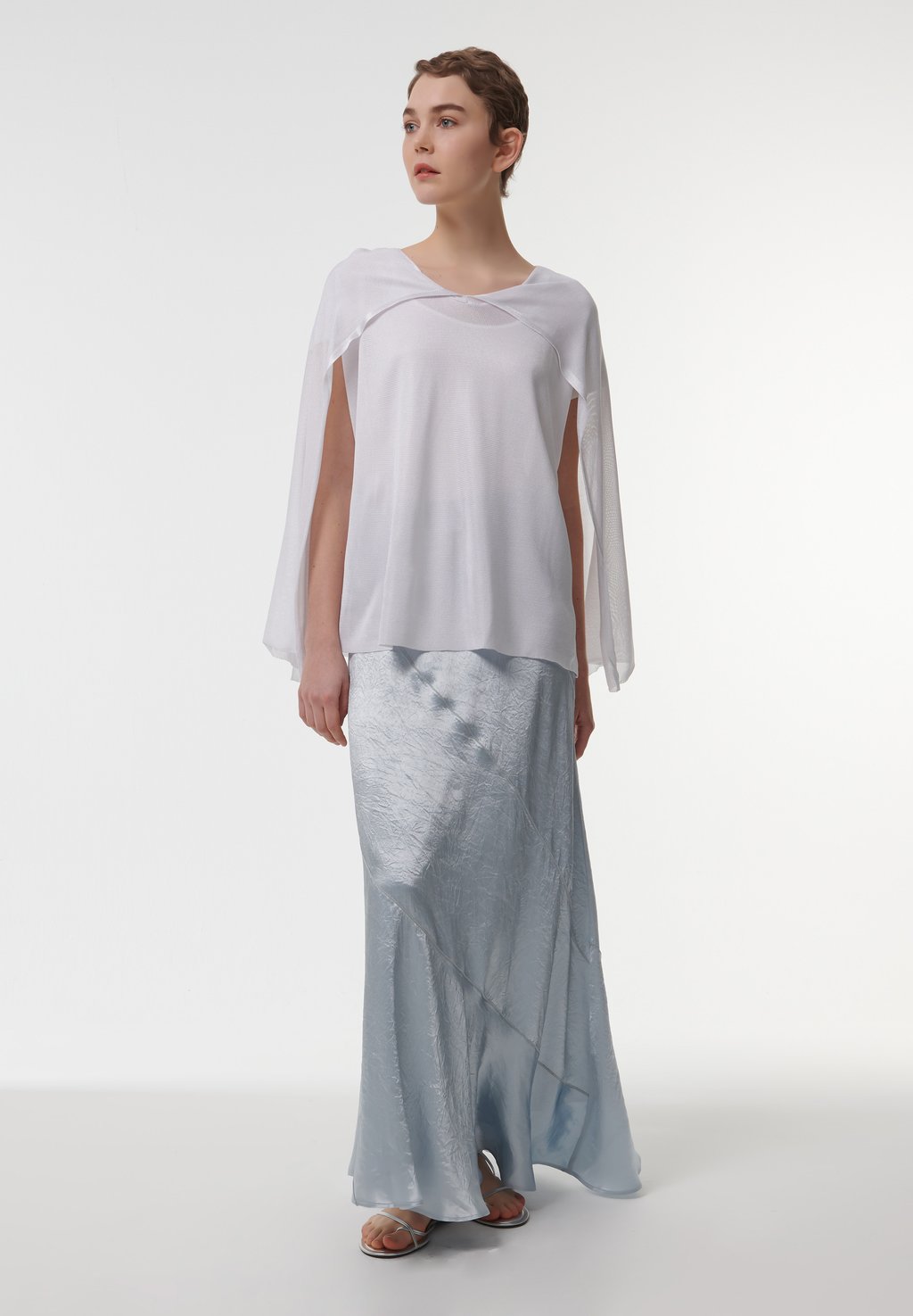 

Топ с длинными рукавами Blouse Leem, серый