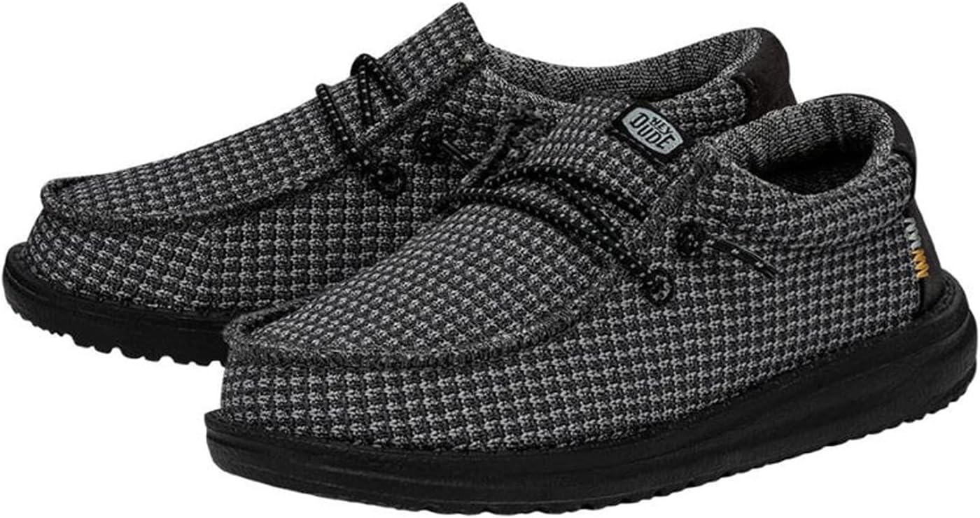 Детские мокасины Wally Toddler Sport Mesh Heydude, Charcoal — фото 4