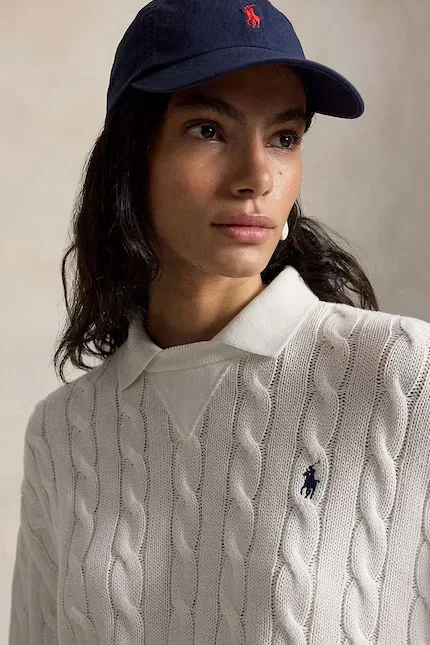 Худи женское Polo Ralph Lauren, белый — фото 4