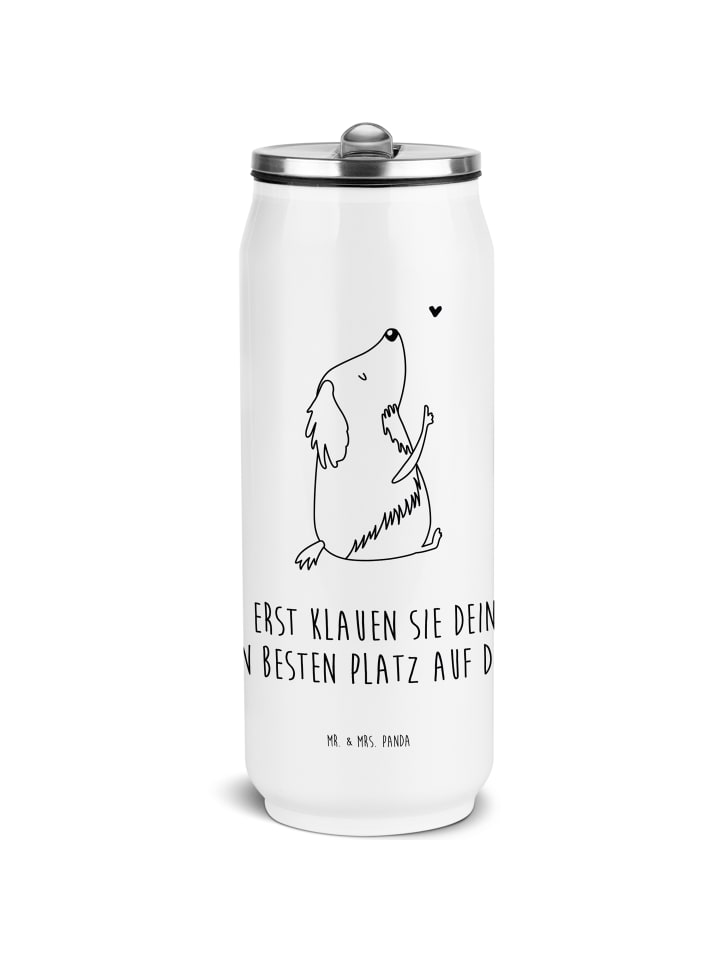 

Mr. & Mrs. Panda Бутылка для воды для собак с надписью белого цвета