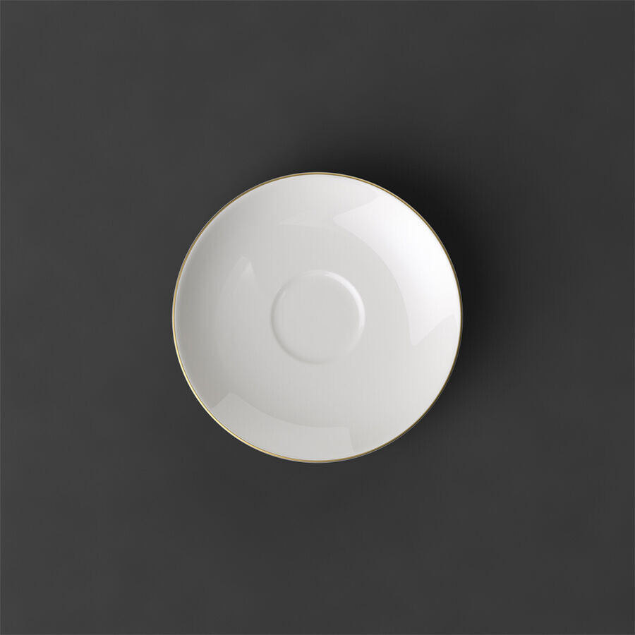 

Anmut Gold блюдце для мокко и эспрессо, 12см Villeroy & Boch, белый