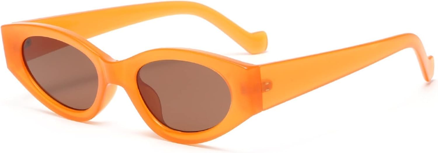 

Солнцезащитные очки для мужчин с маленькой оправой, для вождения на открытом воздухе, для шопинга, поездок на работу, для спорта, женские солнцезащитные очки Generic, Orange