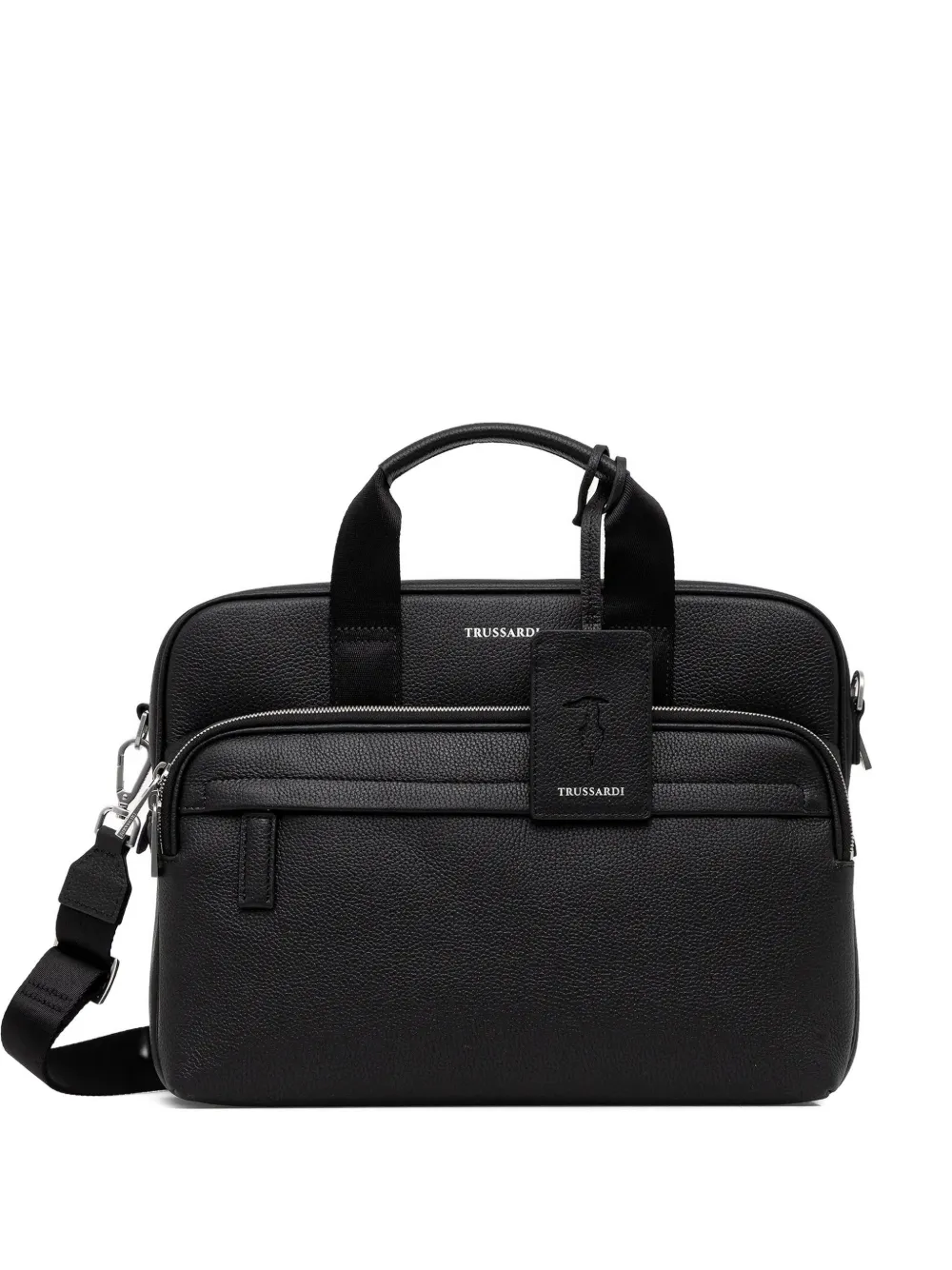 

Портфель с логотипом Trussardi, черный