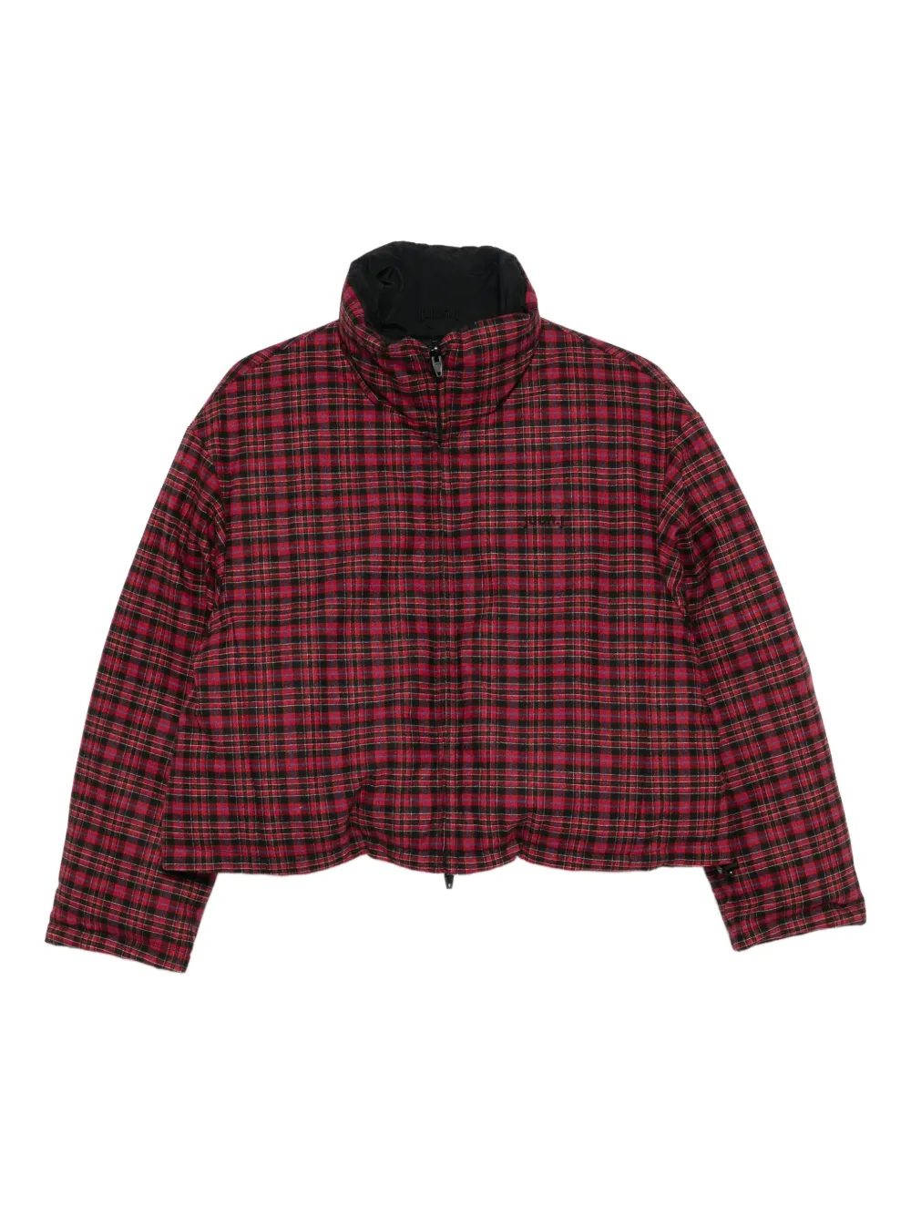 

Куртка на молнии в клетку Juun.J, красный