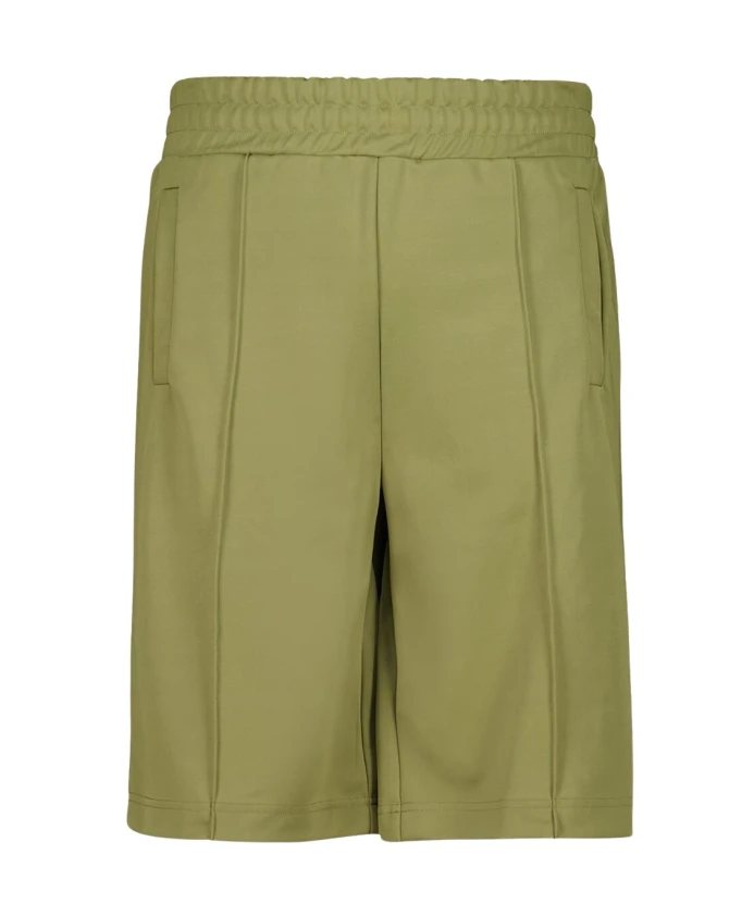 

Спортивные шорты с изогнутым логотипом сзади Palm Angels, зеленый