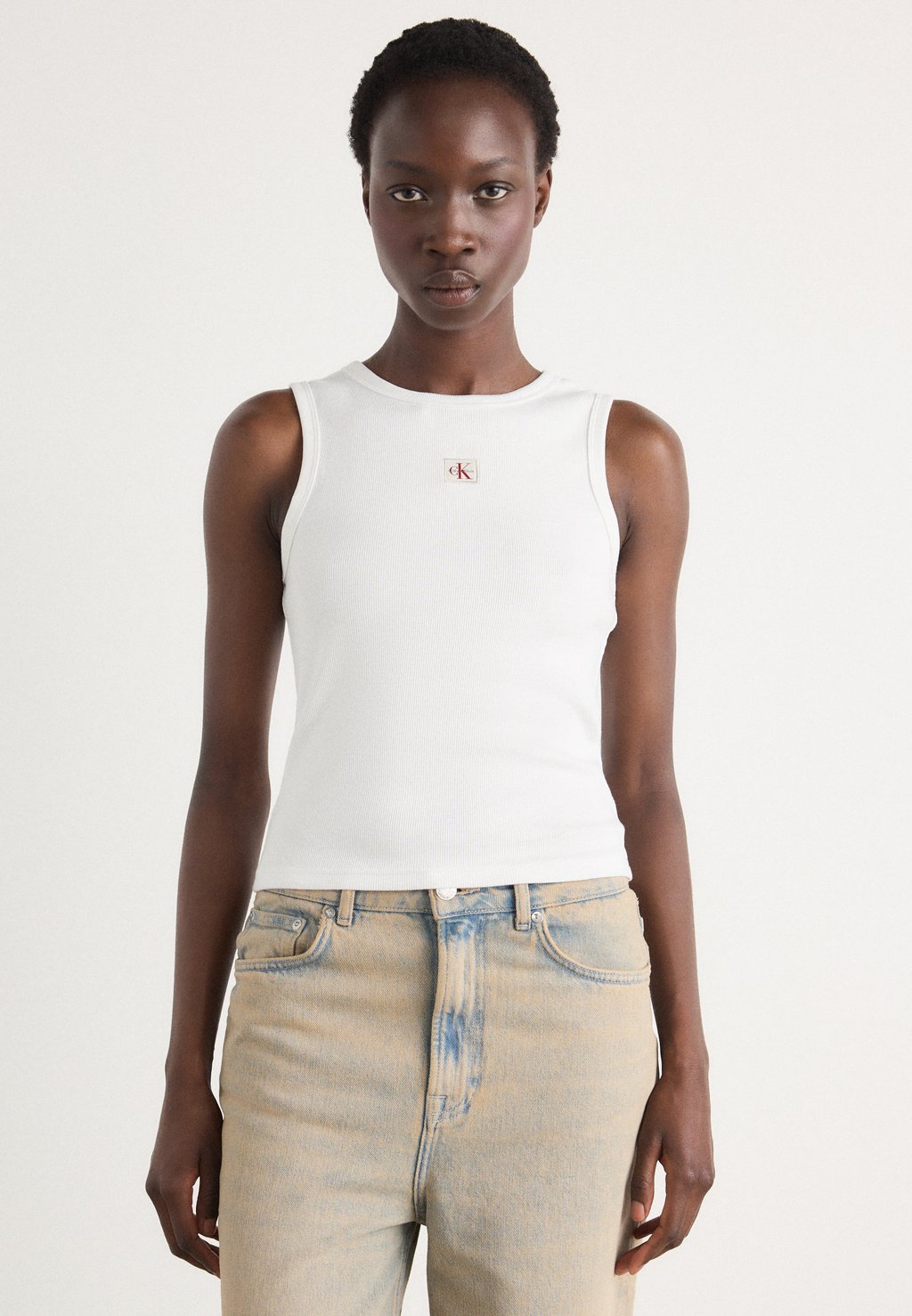 

Топ Calvin Klein Jeans, белый