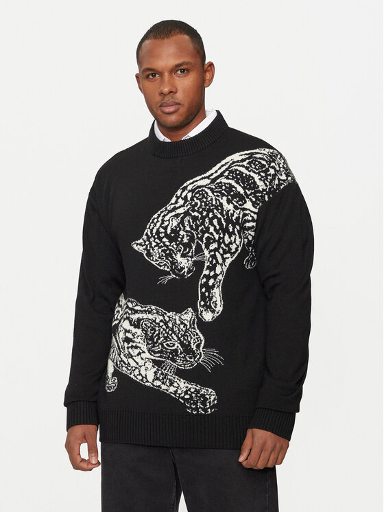 

Свитер обычного кроя 77OAFM40 Just Cavalli, черный
