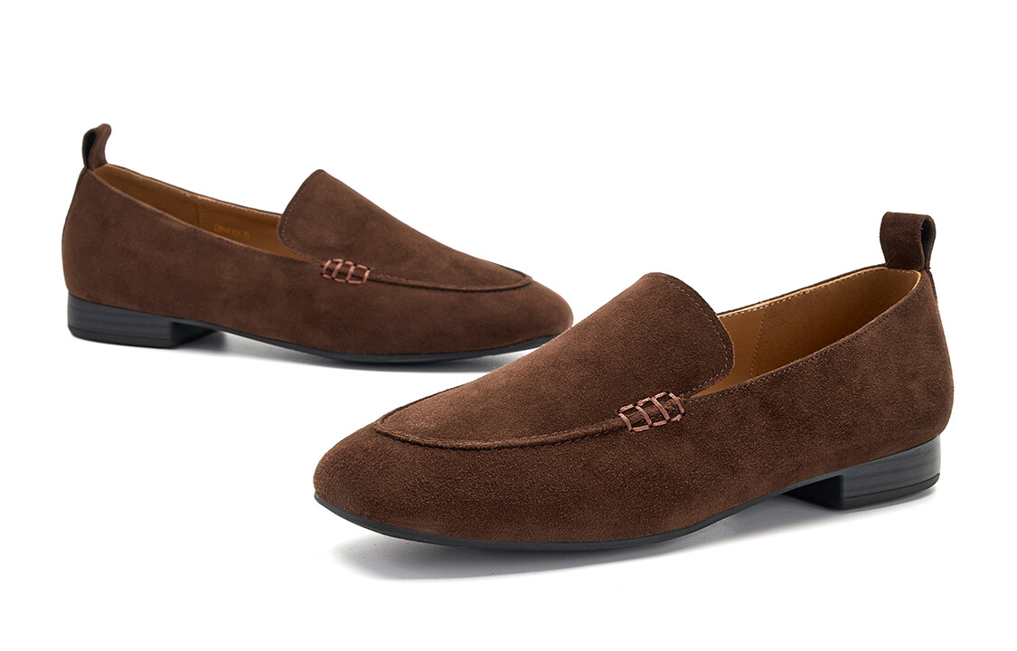 Туфли женские повседневные Women's Casual Shoes Women's Brown Eblan — фото 3