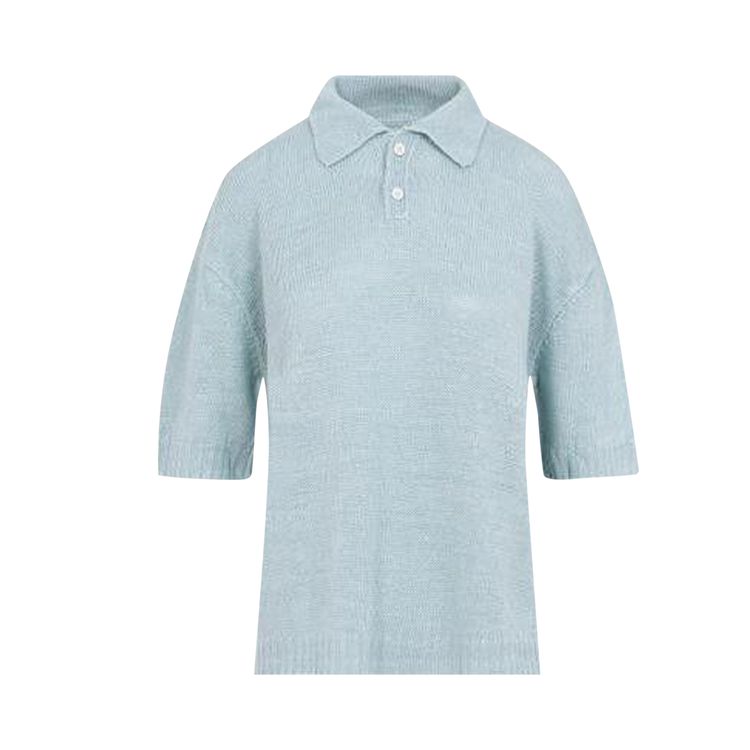 

Рубашка Maison Margiela Polo Shirt 'Light Blue', синий