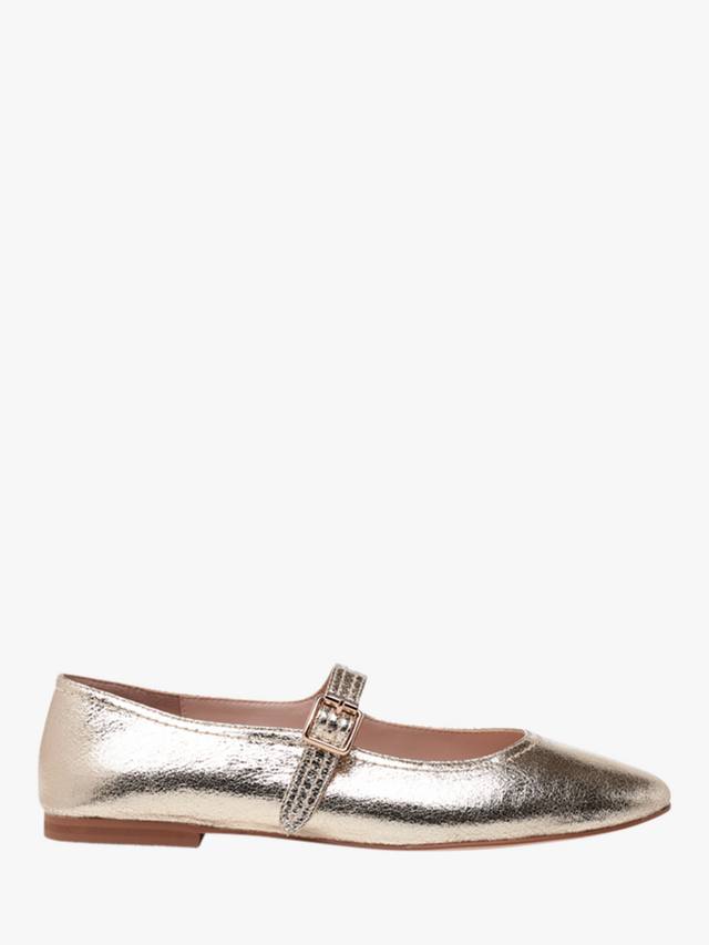 Туфли Mary Jane Parisienne Wide Fit Paradox London, Champagne