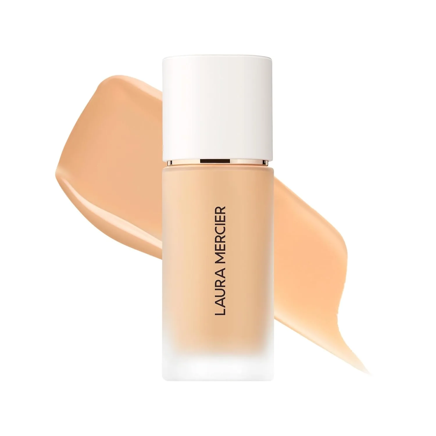 Водостойкая, невесомая тональная основа Real Flawless Weightless Perfecting Waterproof Foundation, среднее покрытие, возможность наслаивания, стойкость до 12 часов, некомедогенная, 28 г. Laura Mercier, 2W2 Warm Linen - light with warm undertones...