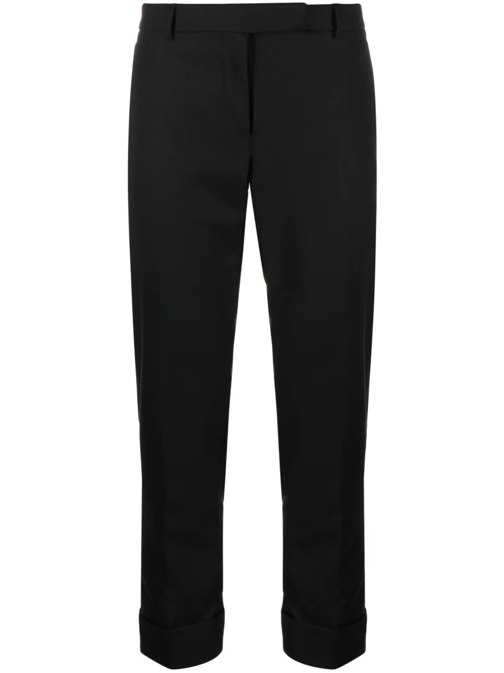 

Укороченные брюки строгого кроя THOM BROWNE, черный