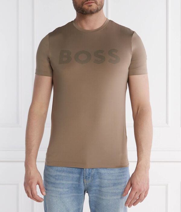 

Футболка Boss Green облегающая, бежевый