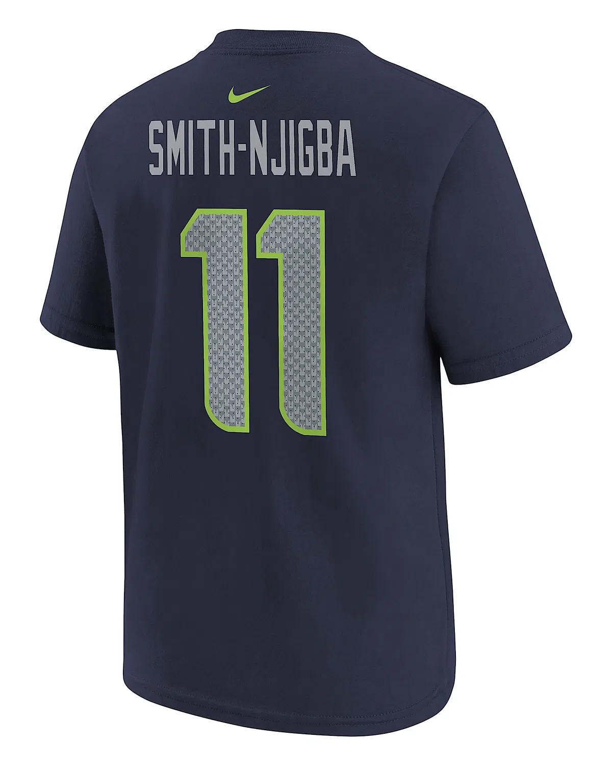 Детская футболка Nike NFL Jaxon Smith-Njigba Seattle Seahawks Super Bowl LX, Navy/Action Green/Wolf Grey — фото 2
