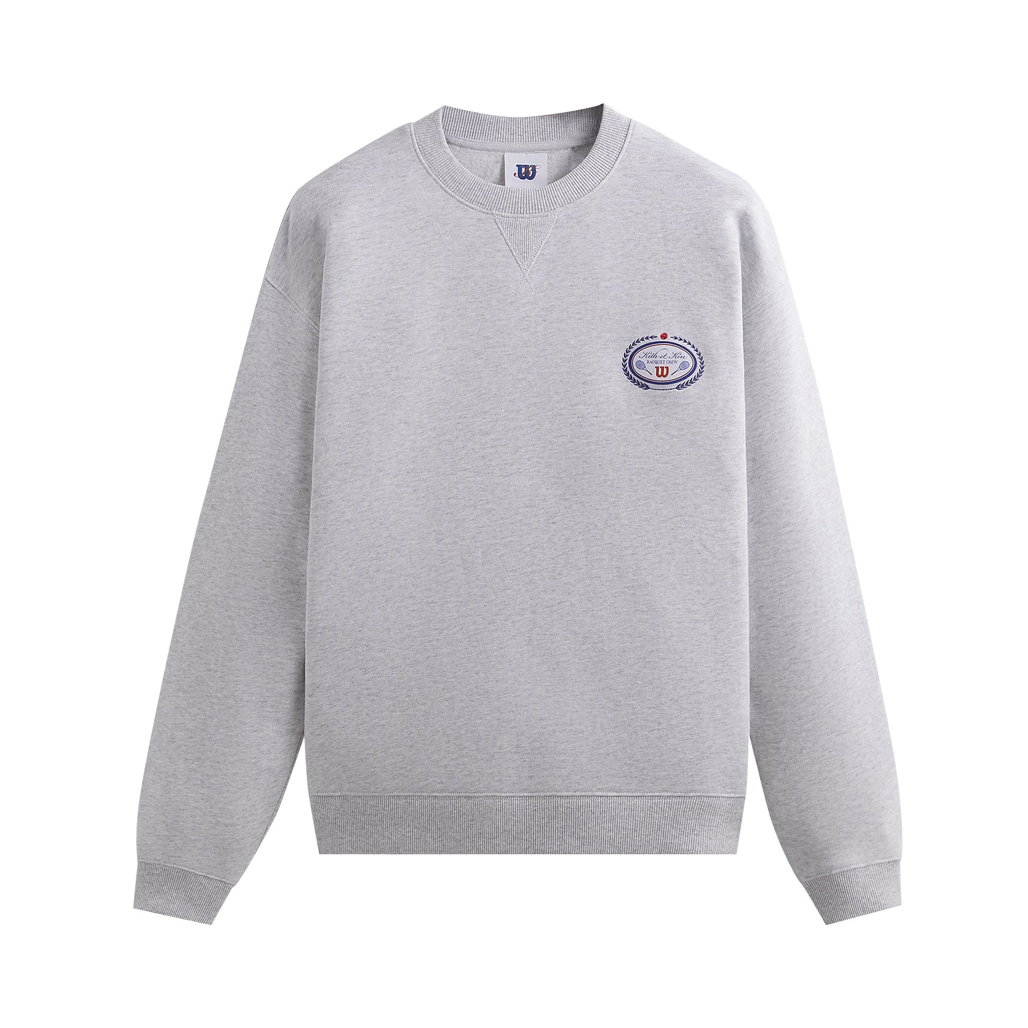 

Kith For Wilson Crest Crewneck, светло-серый Хизер