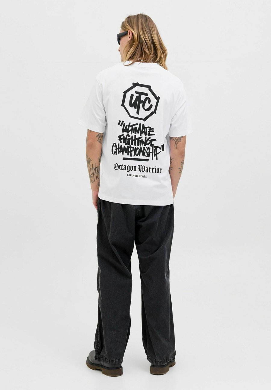 

Футболка Jack & Jones Print T-shirt, Bright White/Off-White, Белый, Футболка Jack & Jones Print T-shirt, Bright White/Off-White