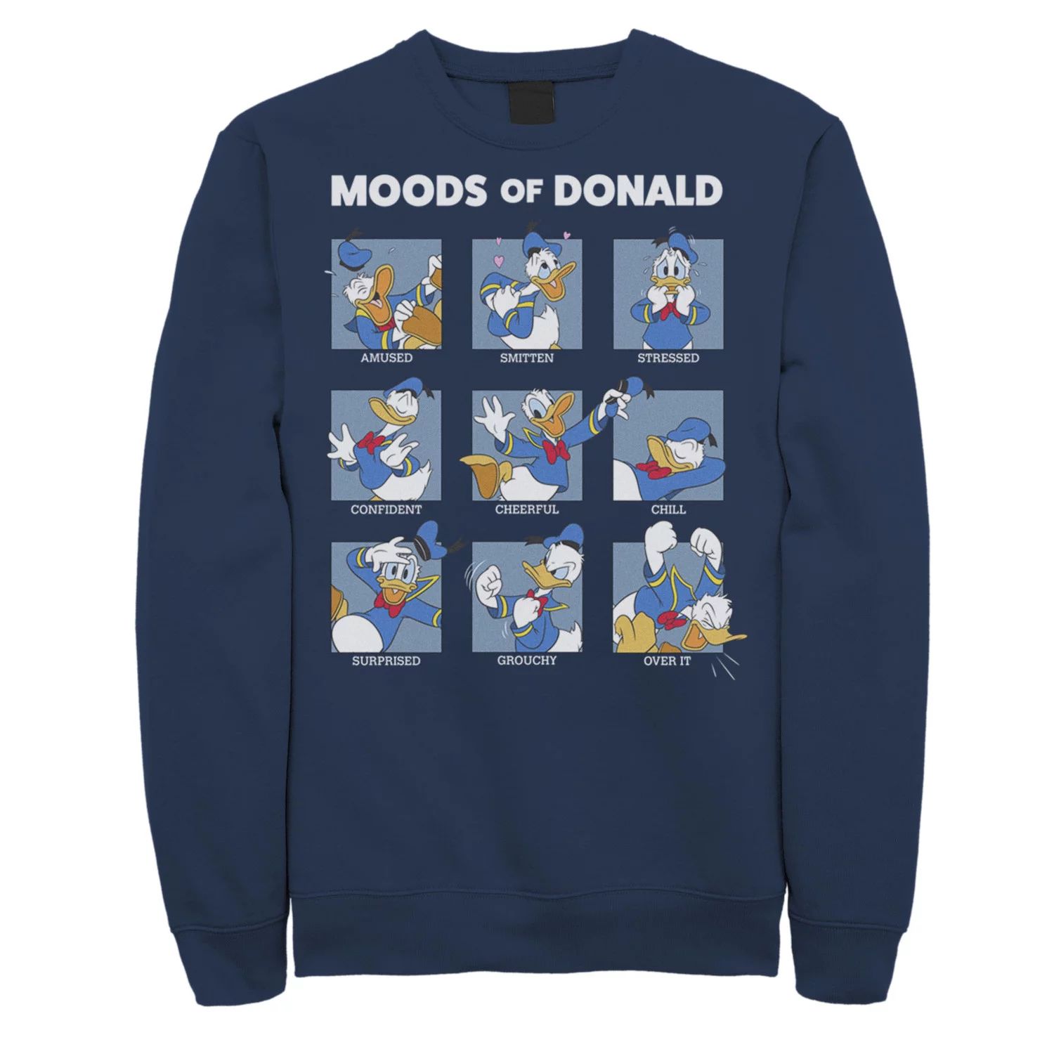 

Мужской свитшот Disney Mickey & Friends Donald Duck Moods Box Up