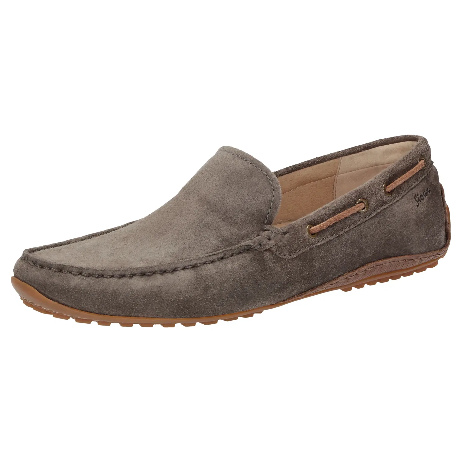 Slipper с кожаным верхом Sioux, braun
