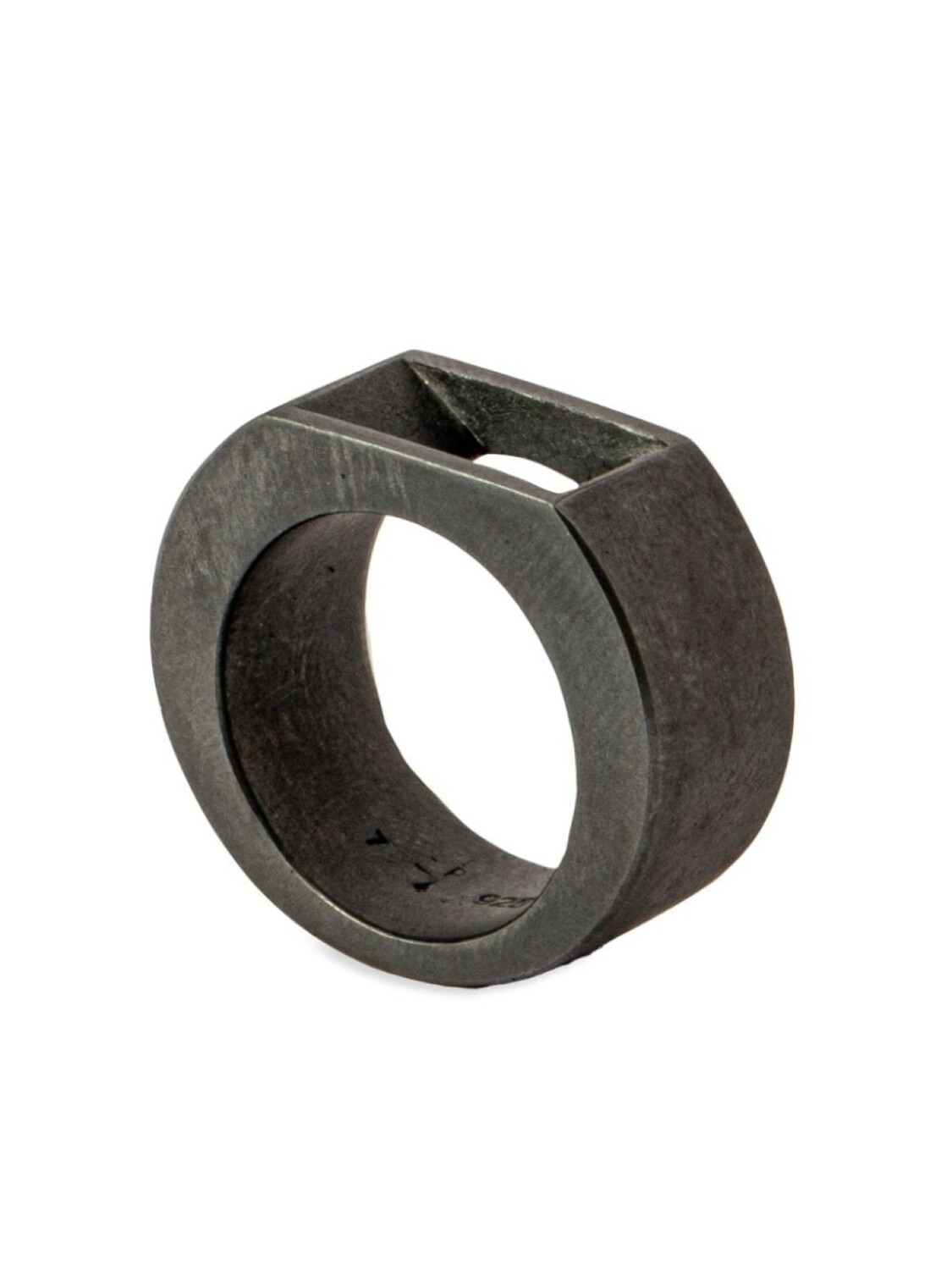 

Кольцо Crescent Plane Gateway из стерлингового серебра Parts of Four, черный