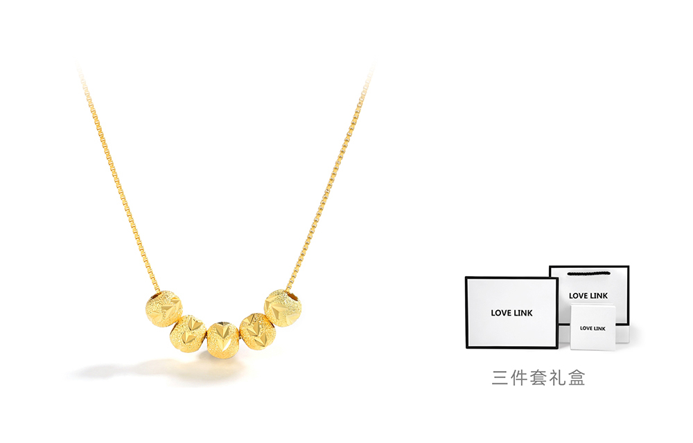 

Love Link Серебряное колье S925 для женщин золото/серебро
