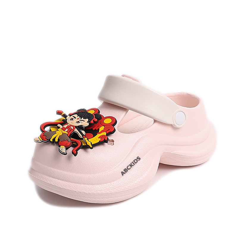 

Детские тапочки с низкой подошвой, износостойкие, легкие, амортизирующие, для детей от 3 до 7 лет ABC KIDS, розовый/белый