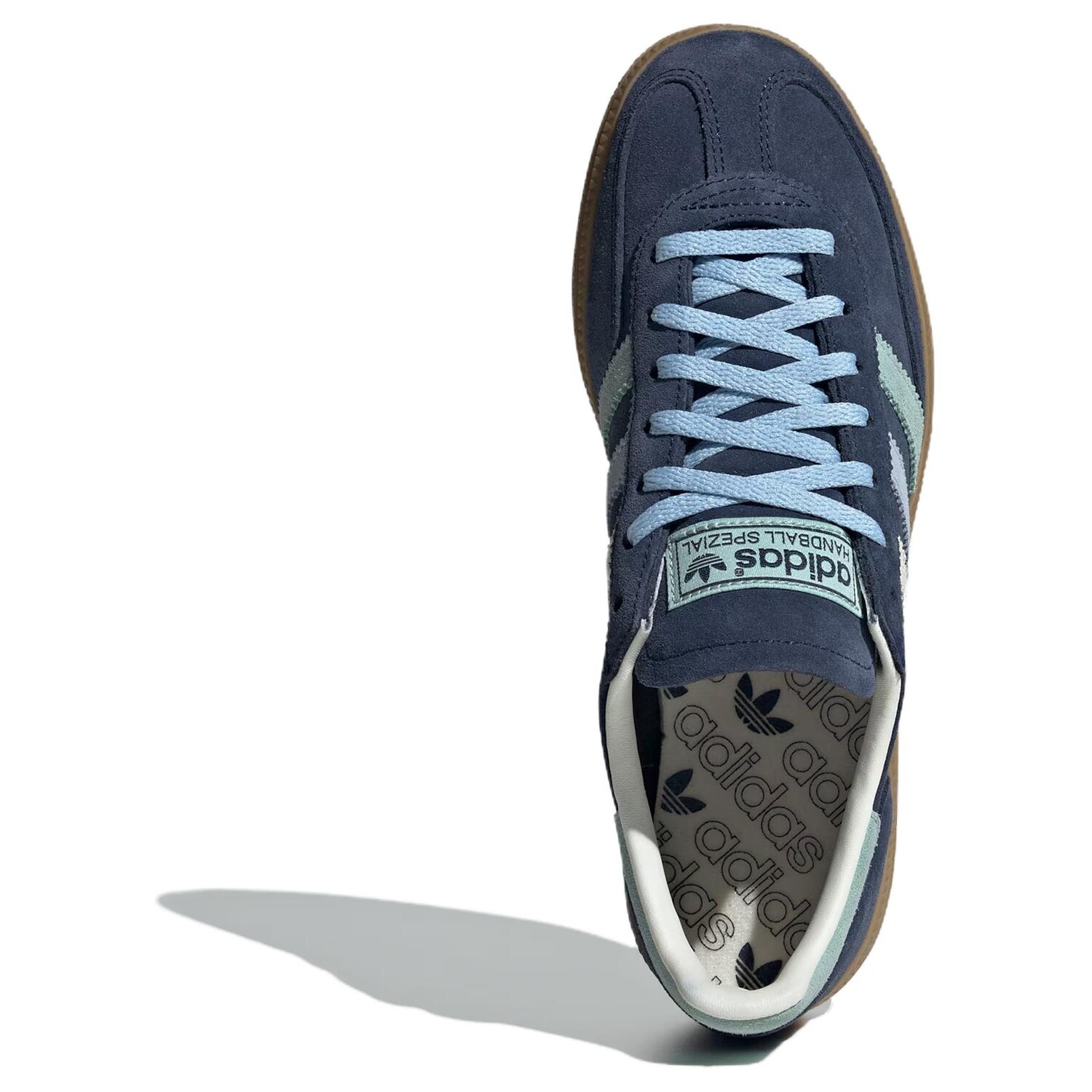 Кроссовки Adidas Handball Spezial Night Indigo Hazy Green Women's, зеленый — фото 4