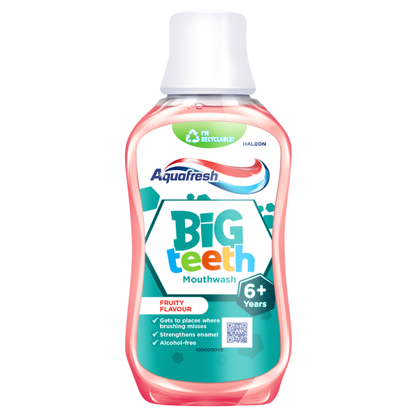 

Ополаскиватель для полости рта, 300 мл Aquafresh Big teeth