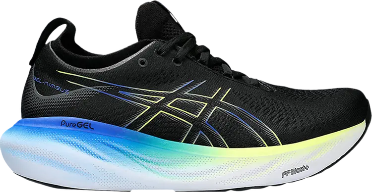 

Кроссовки Gel Nimbus 25 'Black Glow Blue', черный