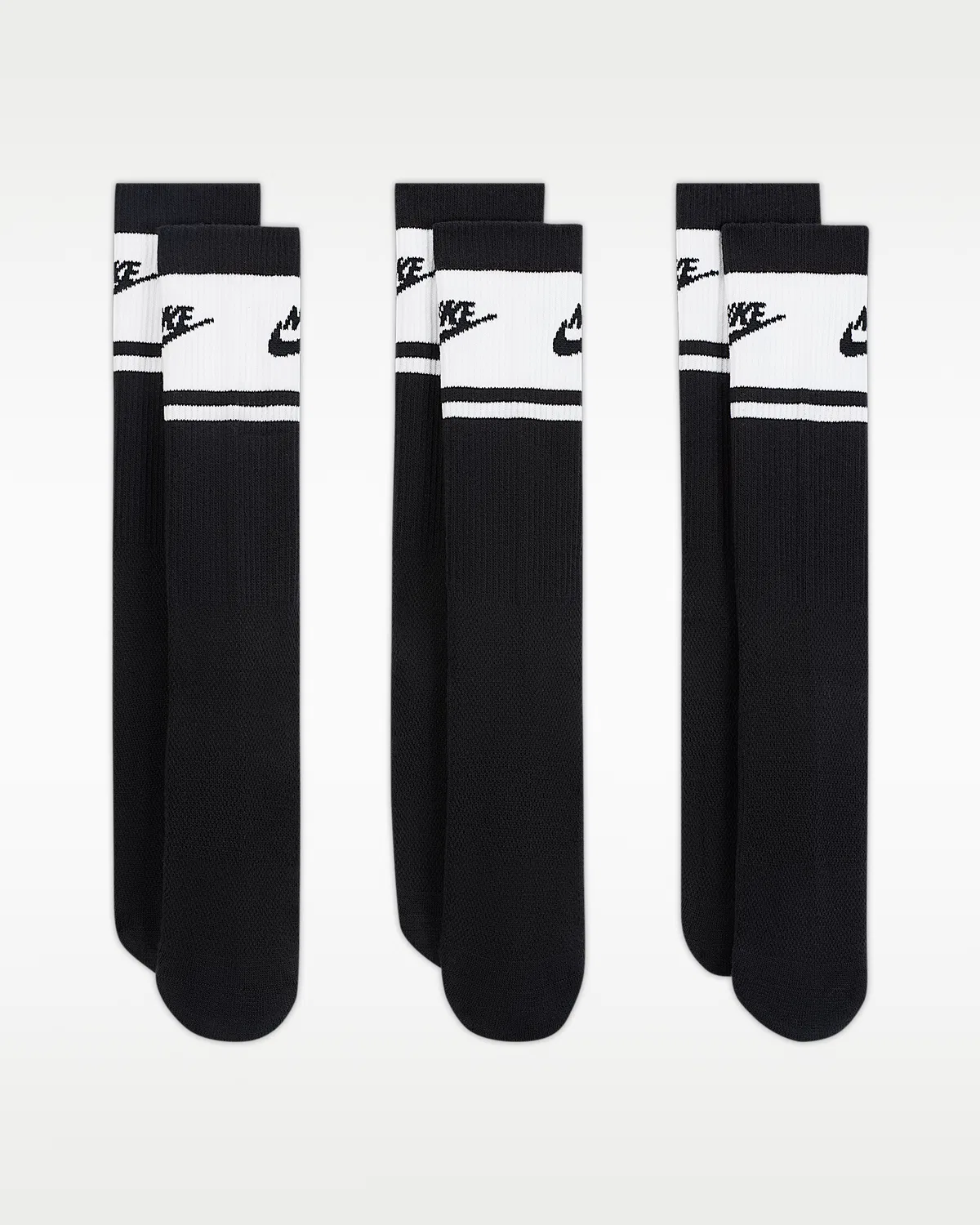 Nike Everyday Elevated носки (3 пары), Black — фото 2