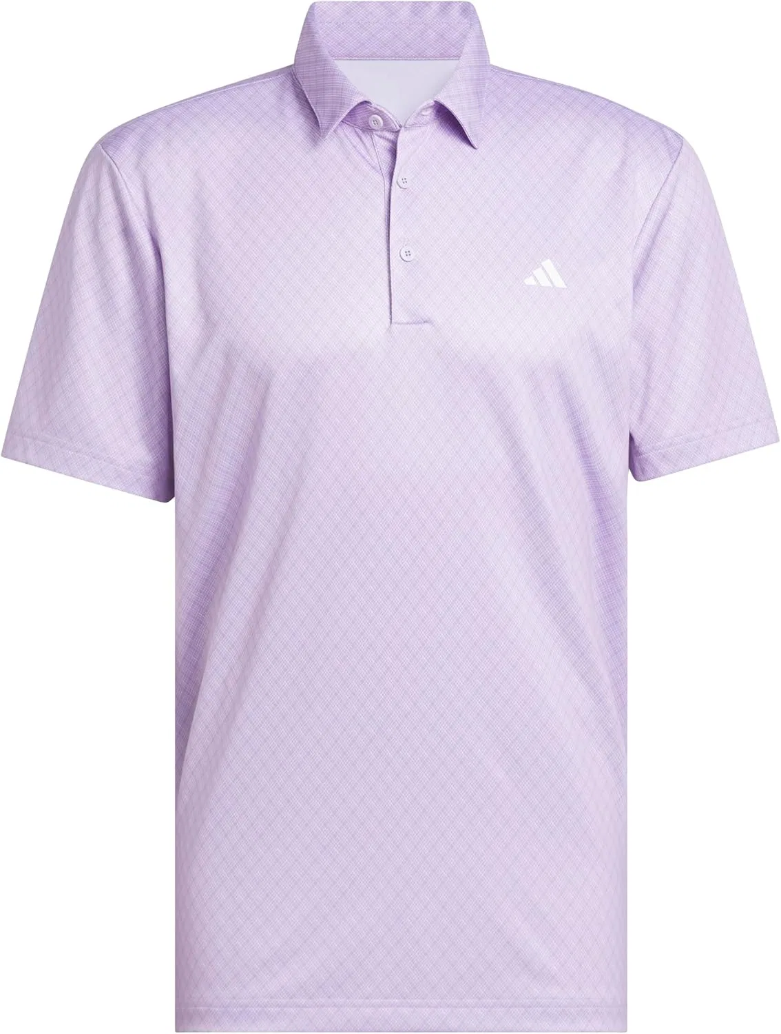 Мужское поло с принтом adidas, цвет Powder Plum/White