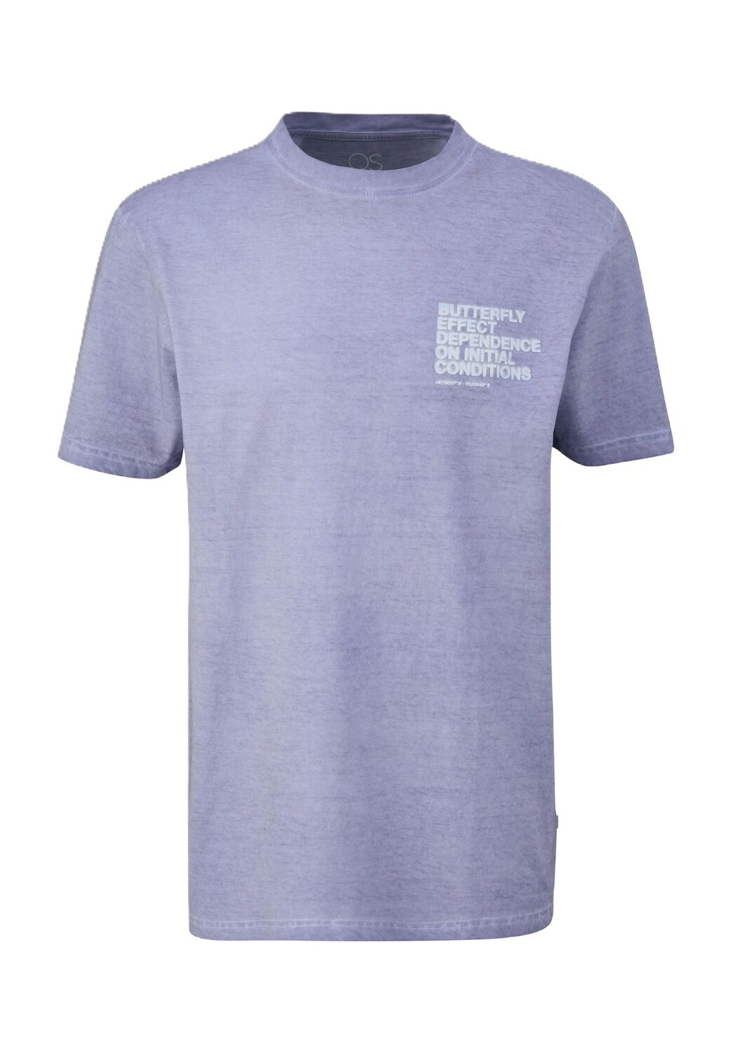

Футболка, хлопок, мужская QS, цвет 48d0 Lilac/ Pink