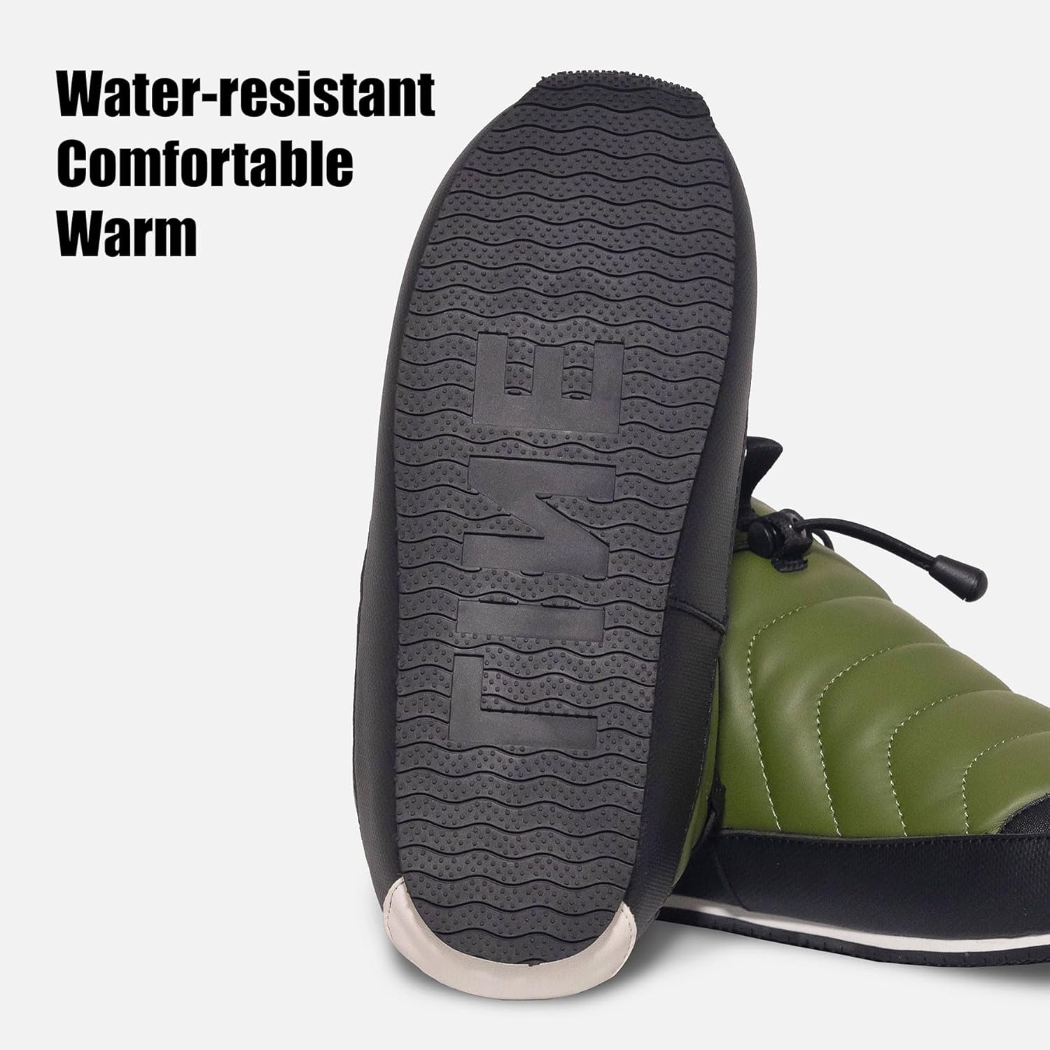 Ботинки LINE Unisex Adult BOOTIE 1.0 - легкие водостойкие зимние ботинки для отдыха после катания на лыжах с откидной пяткой и застежкой-пряжкой, зеленый — фото 3