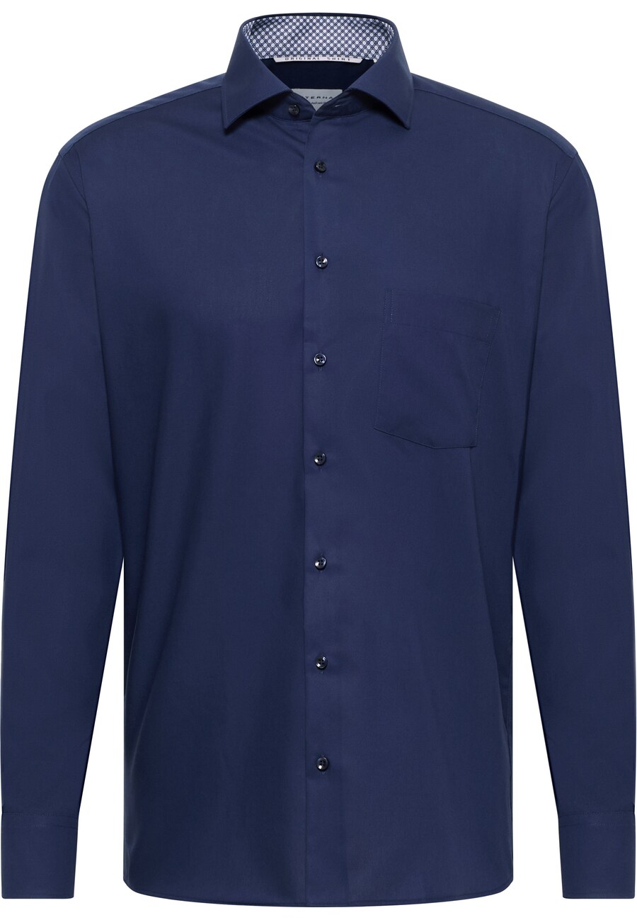 

Рубашка делового покроя Regular Fit ETERNA, темно-синий