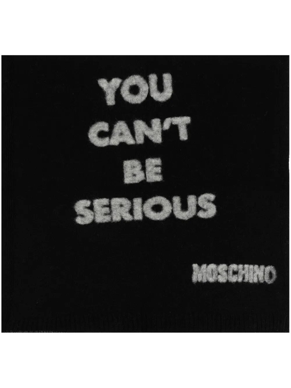 

Шарф You Can't Be Serious Moschino, черный