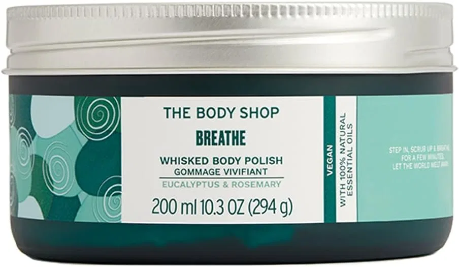 Скраб для тела Wellness Body Polish, эвкалипт и розмарин, THE BODY SHOP, 200 мл