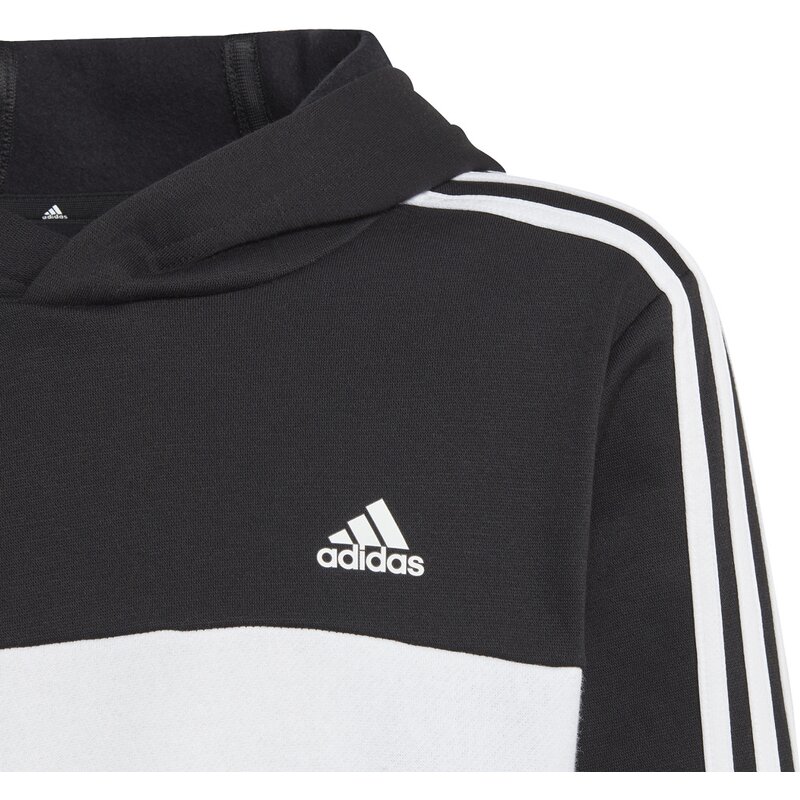 Детская толстовка с капюшоном Tiberio с тремя полосками и цветными блоками Adidas, мультиколор — фото 4