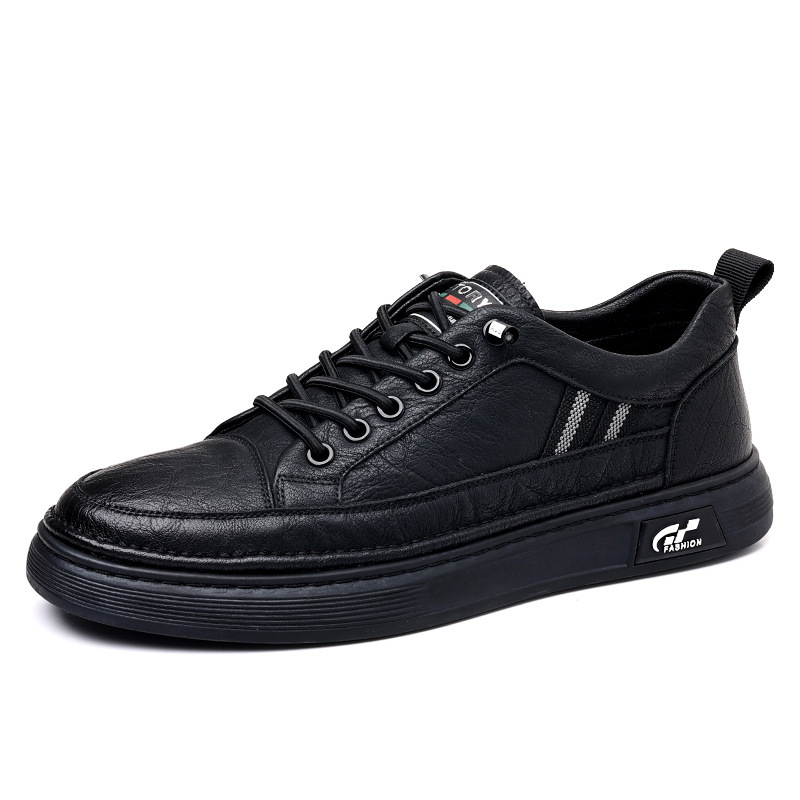 

EGCHI Мужские скейтерские кроссовки High top черные, цвет Black