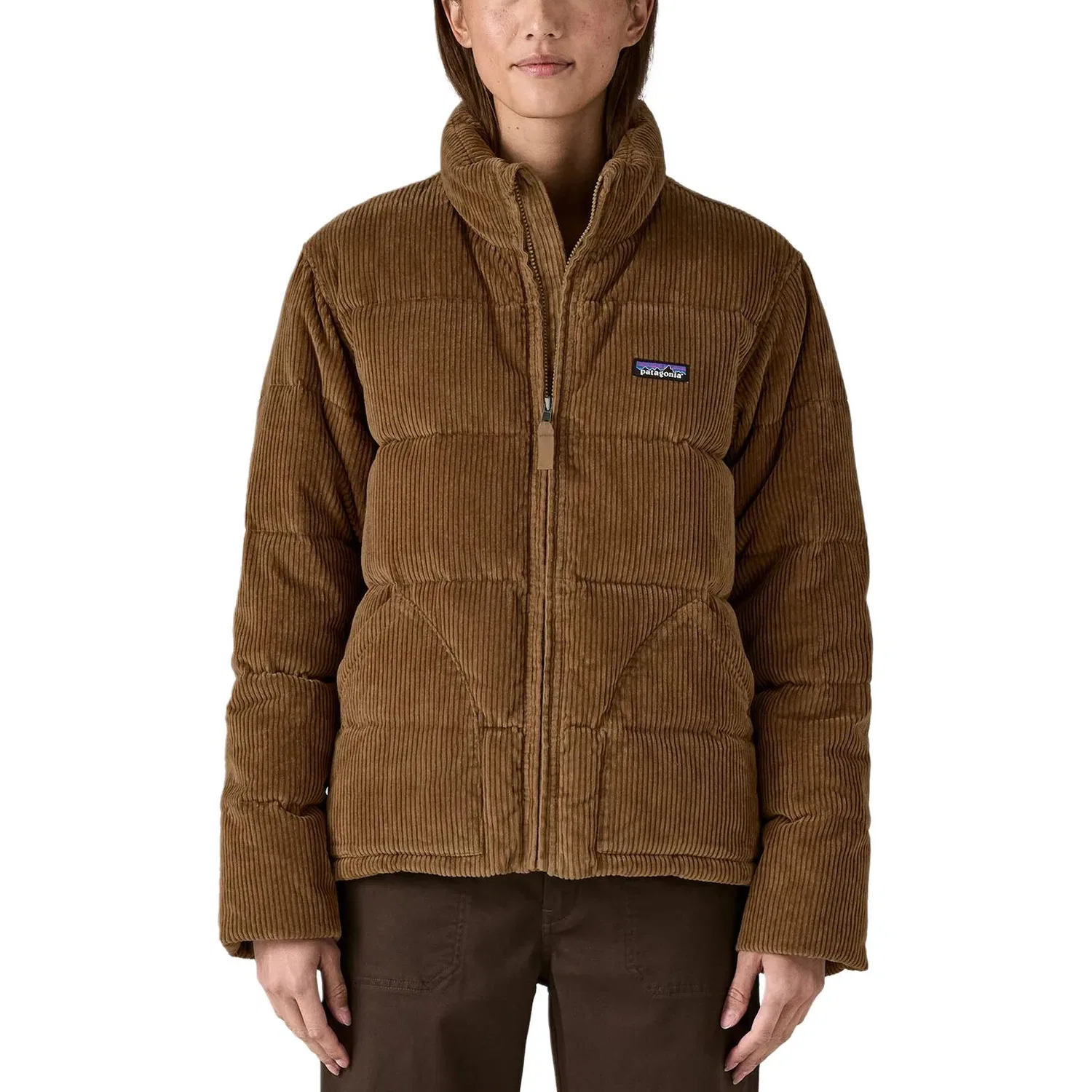 Пуховая куртка Patagonia Cord Fjord SS25 Down Jacket серо-птичий — фото 4