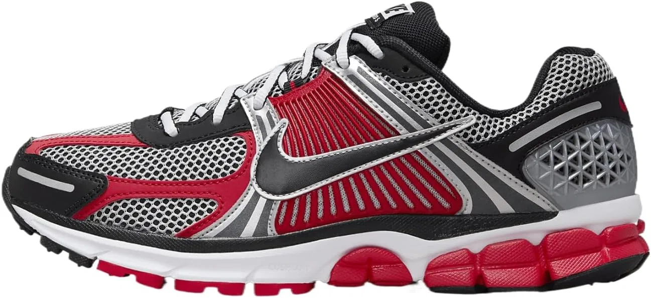 Кроссовки мужские Nike Zoom Vomero 5, Metallic Silver | Black | University Red
