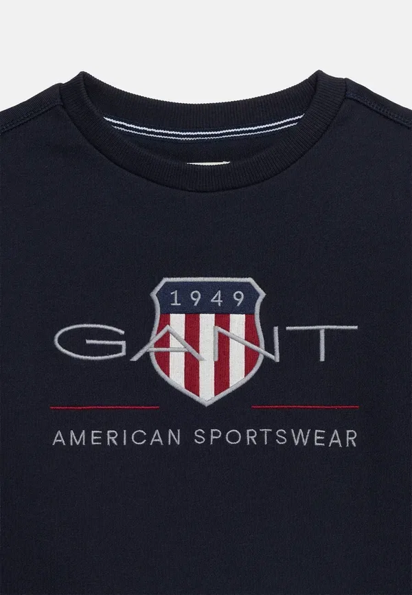 Свитшот с круглым вырезом Archive shield crew neck Gant, вечерний синий — фото 3