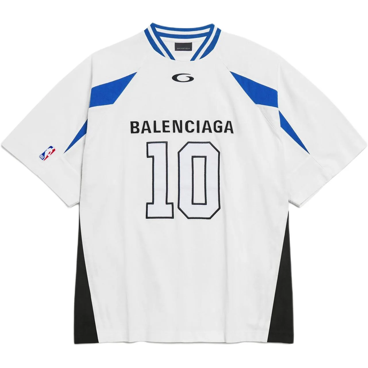 Футболка NBA Loose Fit мужская Balenciaga, белый