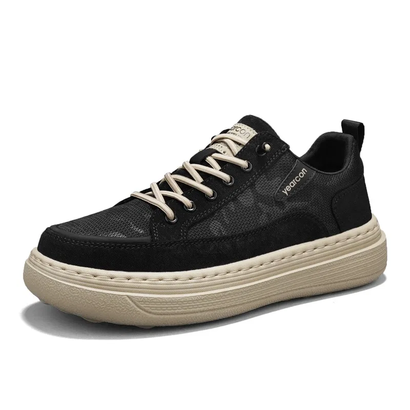 Кроссовки для скейтбординга легкие дышащие YEARCON Black