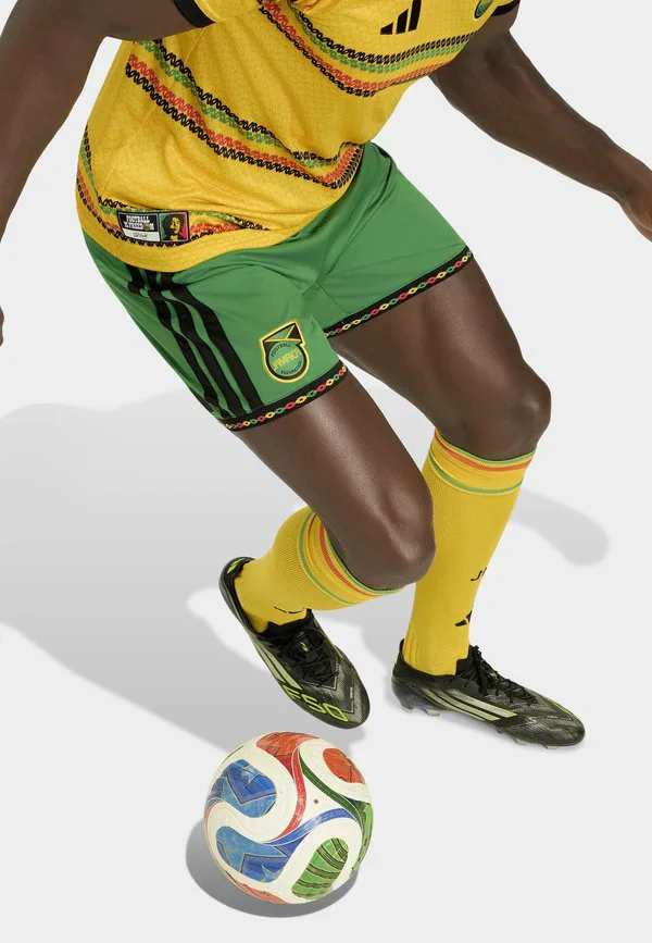 Ямайка 26 x спортивные шорты bob marley для дома Adidas Performance, Vivid Green — фото 4