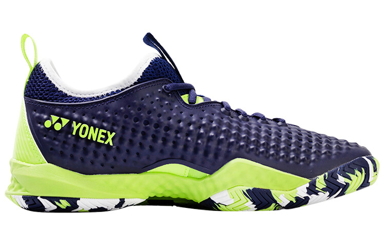 Кроссовки YONEX F4 Series Tennis Shoes Unisex Low-top Lime Green Navy, зеленый — фото 2