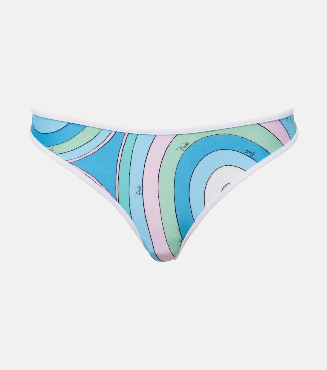 

Печатные бикини-трусики Pucci, Celeste/Bianco